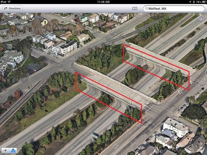 Apple-Maps-3D-rendering-issues