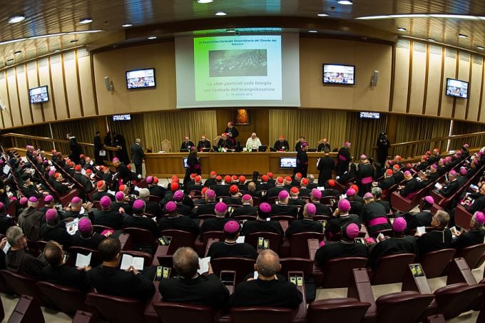 Session of the Extraordinary Assembly of the Synod of Bishops. (PHOTO: Mazur/catholicnews.org.uk