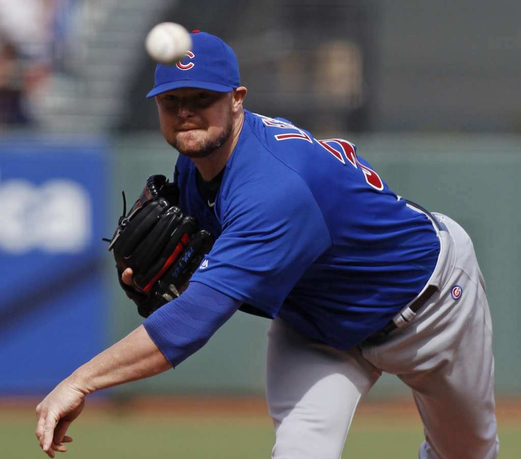 Jon Lester during his May 21st outing against the Pirates, greenwichtime.com