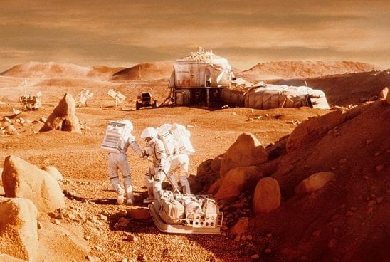 human-on-Mars