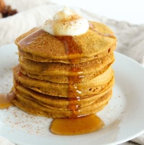 pumpkin spice pancakes