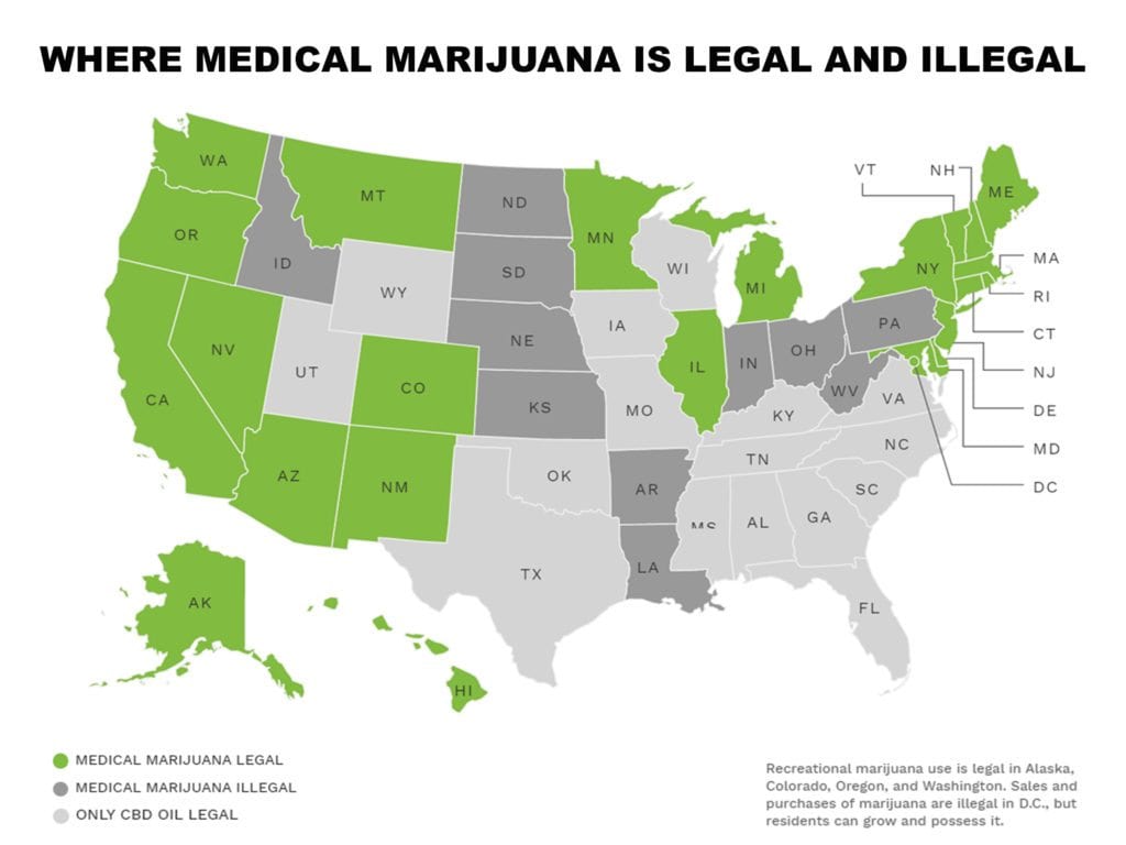 Medical Marijuana Map