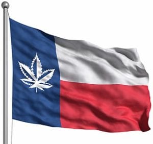 Marijuana Texas Flag